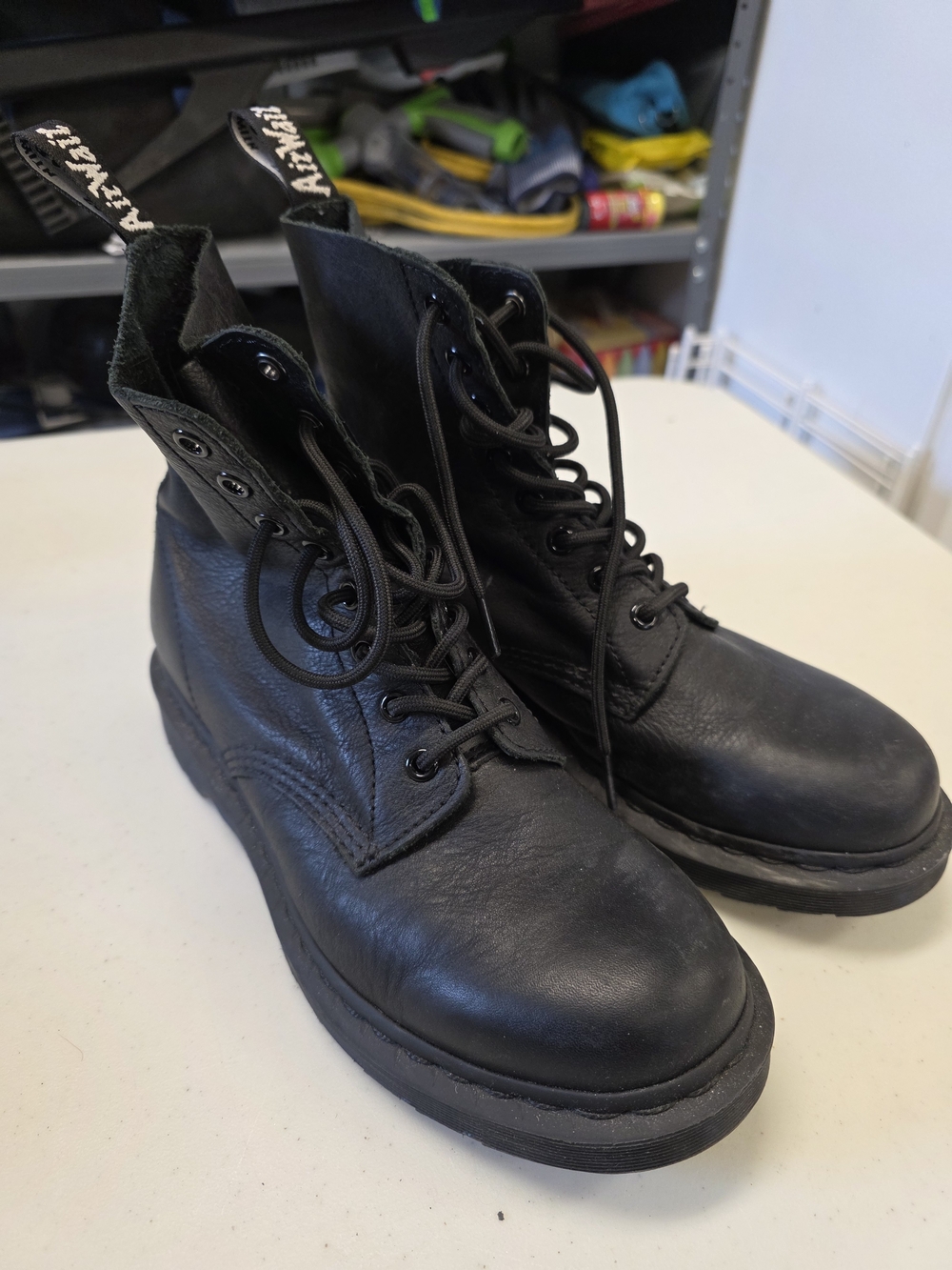 Dr Marten 1460 Black Leather Lace-Up Boots